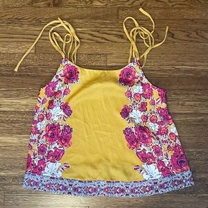 Free People Intimately Floral Bead Strap Women's Top